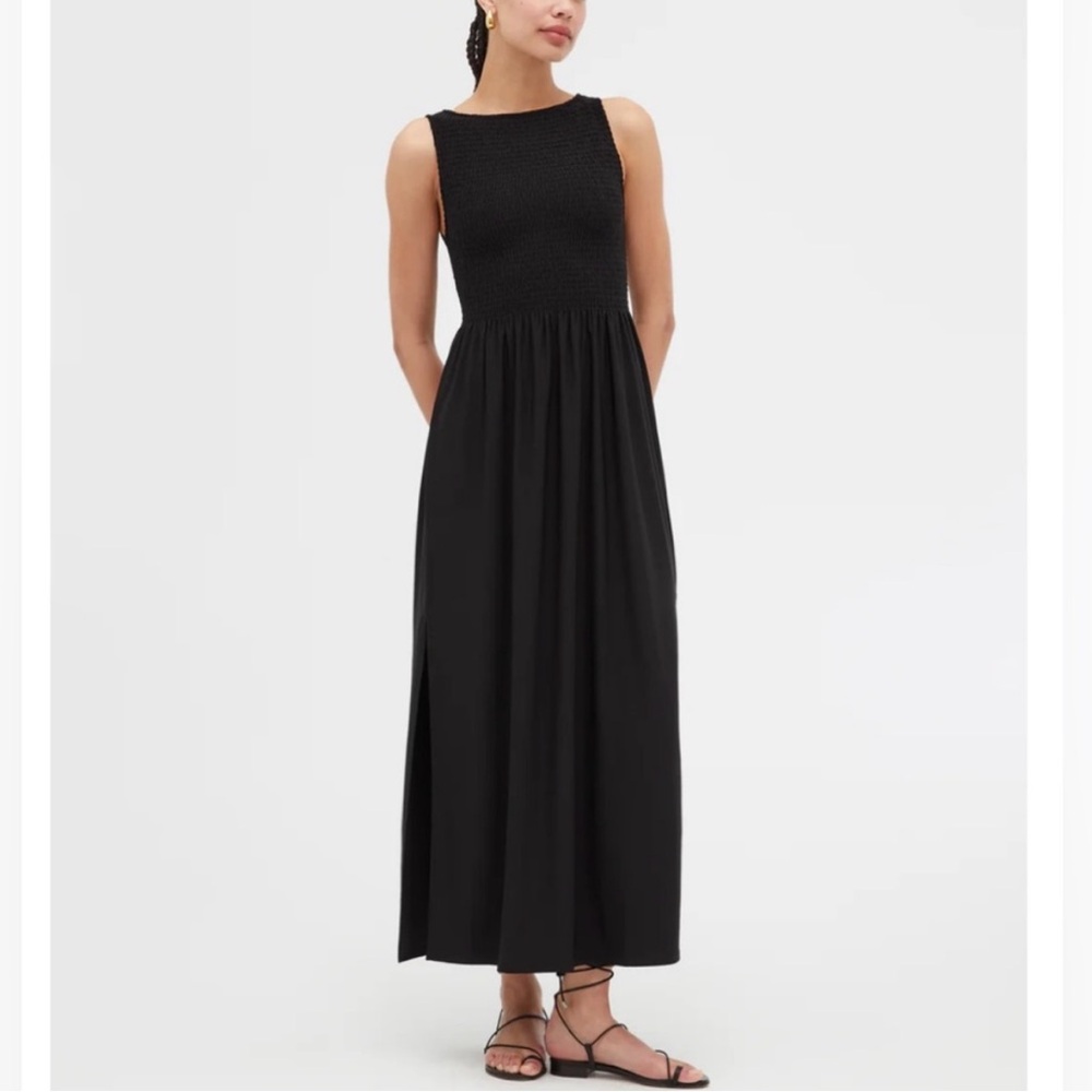 Hill House Cosima Black Nap Dress, Jersey